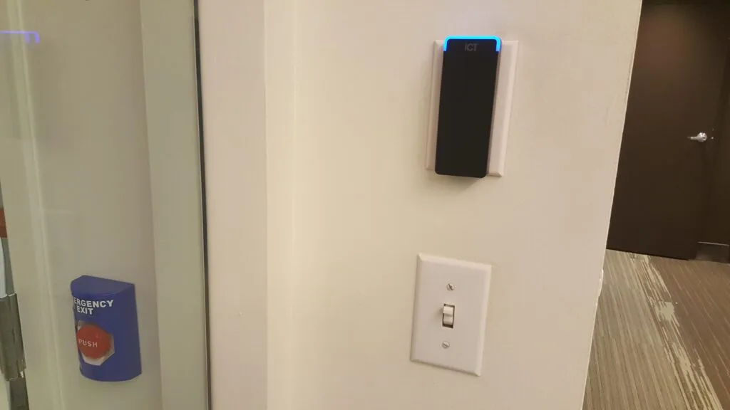 ICT access control reader installation