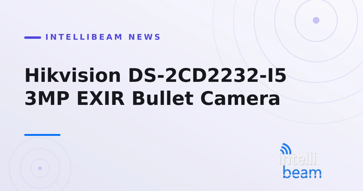 Hikvision DS-2CD2232-I5 3MP EXIR Bullet Camera