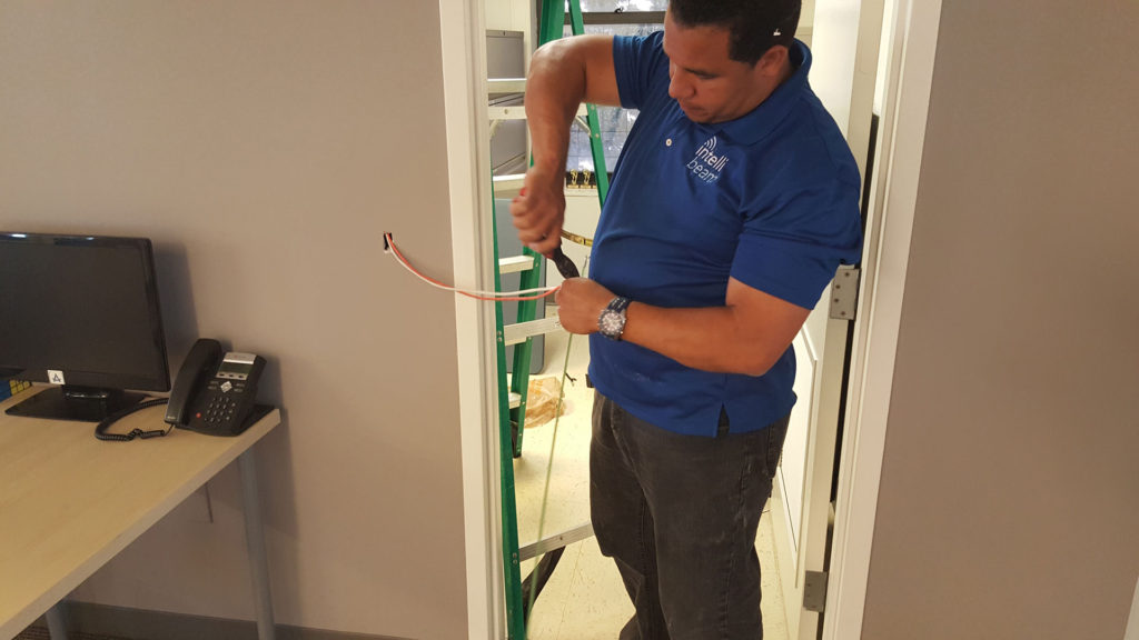 Door access control setup… Intellibeam